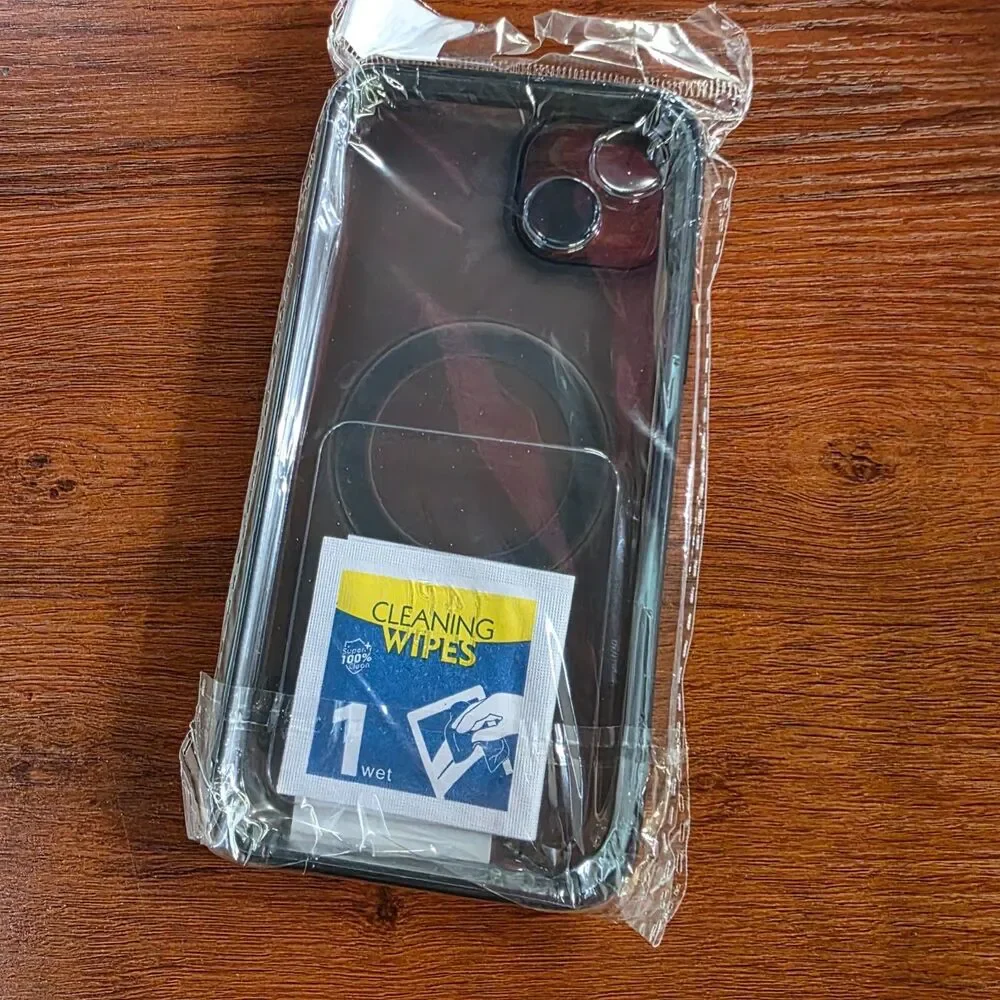 NWT iPhone 14 Plus MagSafe Case Black Shockproof w/ Ring Kickstand